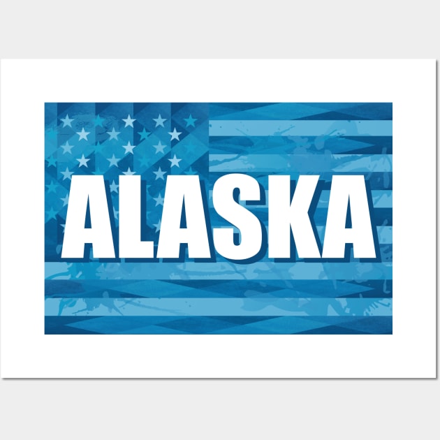 Alaska T Shirt Wall Art by Dale Preston Design